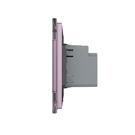 Одноклавишный сенсорный выключатель Module, цвет розовый Livolo