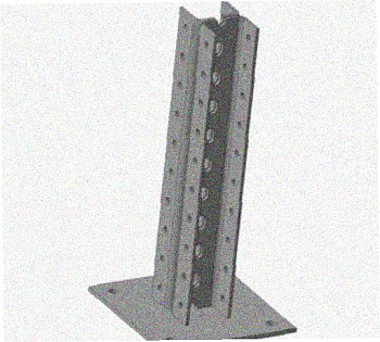 Стойка напольная (потолочная) сдвоенная СНПС920х4 УТ1,5,горячее цинкование, S4,0