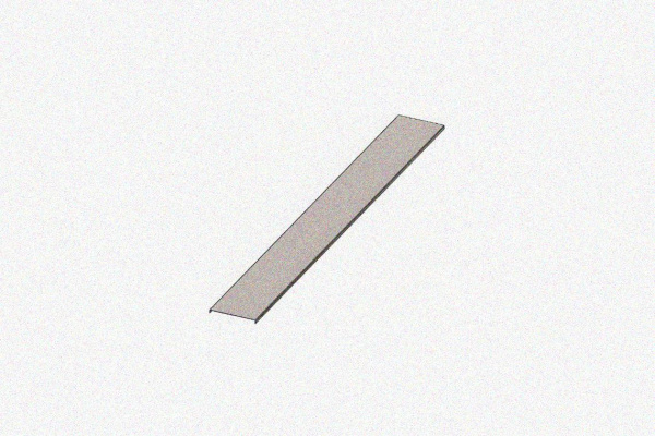 Крышка лотка КЛ 200х3000 без покрытия, S1,0