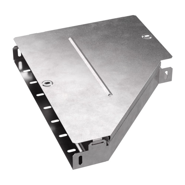 Переходник левый с крышкой Стандарт 400х200х50 Промрукав Переходник левый с крышкой Стандарт 400х200х50 Промрукав