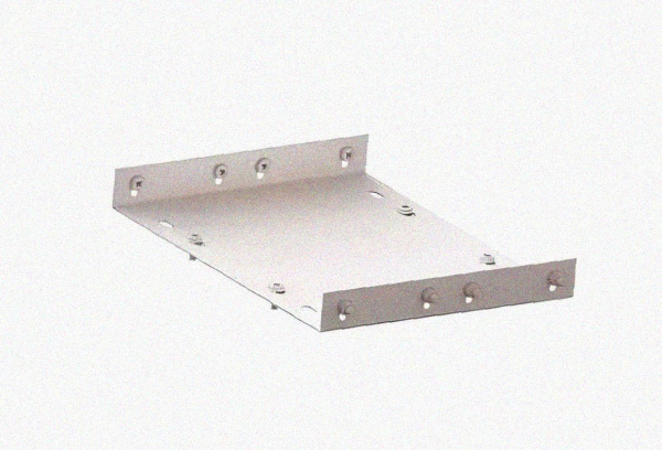 Соединитель лотковый замковый СЛЗ-50х50х0,7 УТ1,5, оцинкованный лист, S0,7