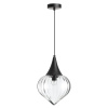 Подвес E14 1*40W KESTA черный/прозрачный/стекло ODEON LIGHT