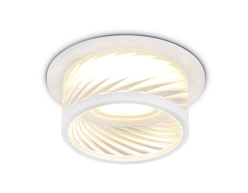 Встраиваемый светильник TN1251 SWH/CL белый песок/прозрачный GU5.3 D98*58 Ambrella Light