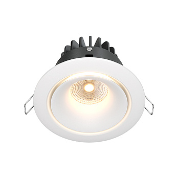 Встраиваемый светильник LED 12Вт Белый IP20 Downlight DL031-L12W3K-D-W Technical Maytoni