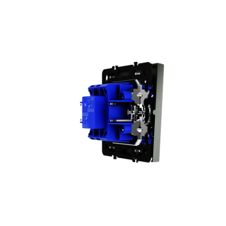 Перекрестный переключатель встраиваемый Voltum S70 одноклавишный 10А, (титан)