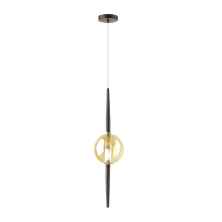 Подвес G9 5W 220V LAZIA черный/янтарный ODEON LIGHT