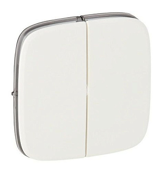 СНЯТ Valena Allure Лицевая панель выключателя СУ 2-кл . белый IP20 Legrand