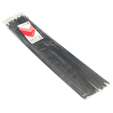 Хомут P6,6 стандартный (ч), 8,8x750 (100шт) FlexLock PROxima EKF