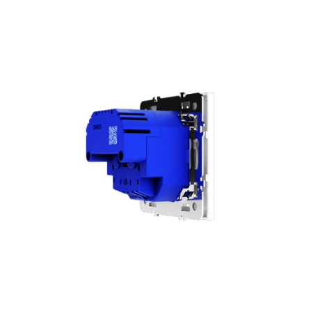 Розетка встраиваемая Voltum S70 с заземлением и защитными шторками, 16А, с USB, A+C, (белый глянцевый)