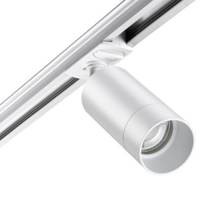 Св-к трековый однофазный двухжильный IP20 GU10 9W 220V SLIM белый NOVOTECH