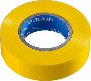 Электрик-20 желтая изолента ПВХ, 20м х 19мм ЗУБР