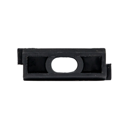 Крепеж-клипса d25 мм (100 шт) черная EKF-Plast