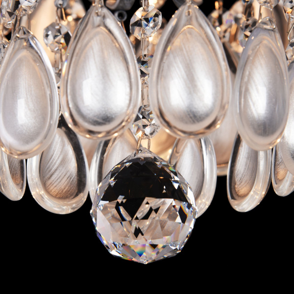 Люстра 6*E14 40Вт Серебро IP20 Chabrol FR2302CL-06S Freya