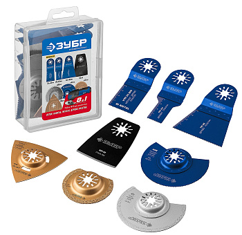 Набор насадок для реноватора, 8 предм., Профессионал, НР-8 ЗУБР