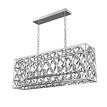 Подвесной светильник 4*E14 60Вт Хром IP20 Ledas MOD069PL-04CH Maytoni