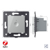 Одноклавишный проходной сенсорный выключатель ZigBee Module, цвет серый (механизм) Livolo