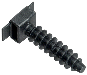 База дюбельная БД 35х10мм под хомут черная (100шт) IEK