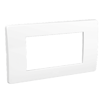 Рамка на 4 модуля, белая, RAL9010 DKC
