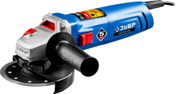 УШМ 125 мм, 1000 Вт, серия Профессионал ЗУБР