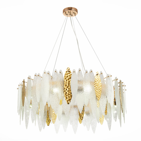 Люстра подвесная Золотистый/Прозрачный, Белый E14 10*60Вт SL1224.203.10 ST LUCE