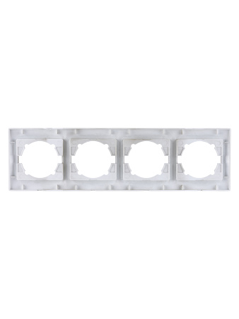 Рамка 4-х постовая горизонтальная бронза "Лама" TDM