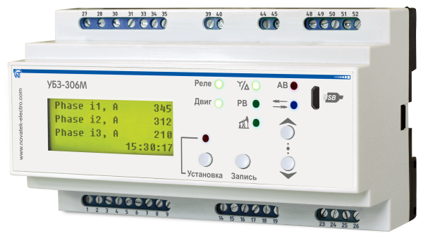 Универсальный блок защиты УБЗ-306М Новатек-Электро Универсальный блок защиты УБЗ-306М Новатек-Электро