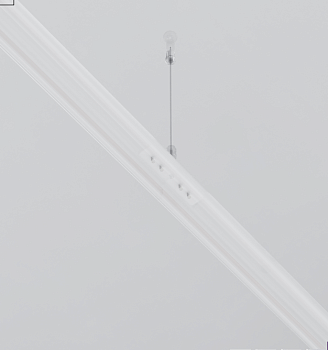 Коннектор прямой для низкопрофильного шинопровода Exility Maytoni