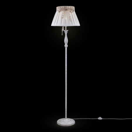 Торшер 1*E27 40Вт Белый Антик IP20 Bird ARM013-22-W Maytoni