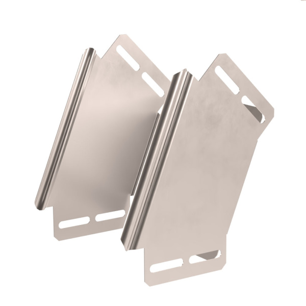 Угол вертикальный внешний 90 градусов Стандарт INOX (AISI 409) 150х100 Промрукав