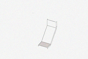 Крышка лотка КЛП 200х80-90 У3 для поворота трассы вверх на 90, окрашенная, S1,5