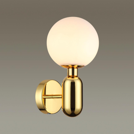 Бра G9 1*40W OKIA золотой/стекло ODEON LIGHT
