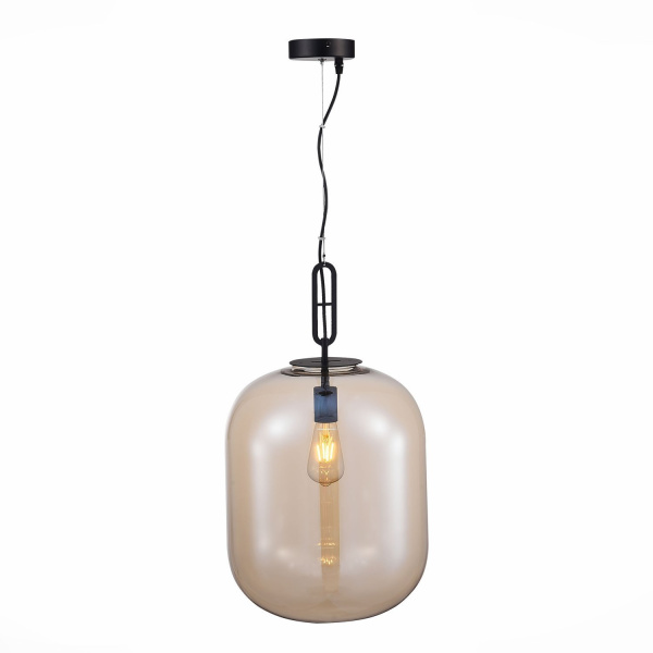 Светильник подвесной Черный/Коньячный E27 1*40Вт SL1050.413.01 ST LUCE