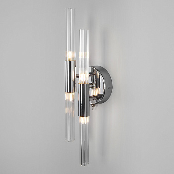 Бра с поворотными рожками 4*G4 3Вт хром IP20 Sole (558/4 хром) Bogate's