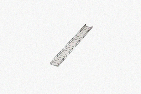 Лоток замковый перфорированный ЛМЗ 200х50х2000 УТ1,5, оцинкованный лист, S1,0