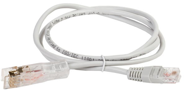 ITK Патч-корд 110-RJ45 2 пары кат.5E 2м серый