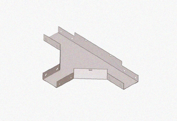 Лоток тройниковый глухой ОТГ 150х65 УХЛ1, горячее цинкование S 1,5 мм