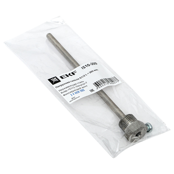 Погружная гильза G1/2 L = 200 мм IS10-200 EKF