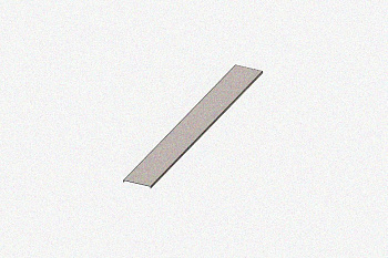 Крышка лотка КЛ 50х3000 УT1,5, оцинкованный лист S1,0