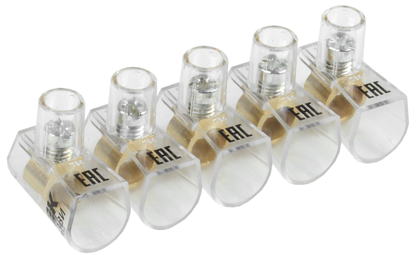 Зажим винтовой концевой изолированный КЗВИ 10мм2 (5x1) IEK