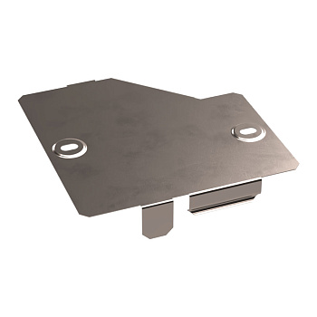 Крышка переходника правого Стандарт INOX (AISI 409) 150х100 Промрукав