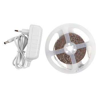 Лента светодиодная GLS-2835-60-4.8-12-IP20-PRO-6-5-KIT готовый комплект 5м с адаптером General