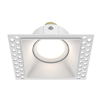 Встраиваемый светильник 1*GU10 50Вт Белый IP20 Downlight DL042-01-SQ-W Technical Maytoni