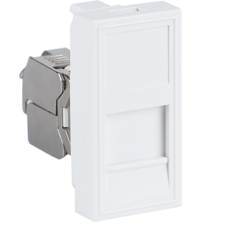 Donel Розетка DEC RJ45 FTP кат.5e, 1мод., бел. (22.5х45мм), серия (тип) DEC