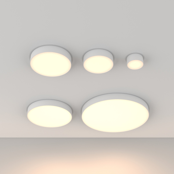 Потолочный светильник LED 12Вт Белый IP20 Ceiling & Wall C032CL-12W3K-RD-W Technical Maytoni