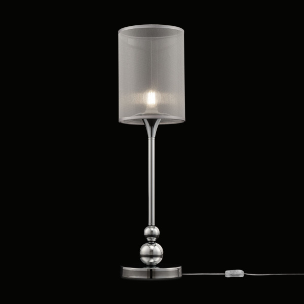 Настольная лампа 1*E14 40Вт Хром IP20 Lauren FR5093TL-01CH Freya