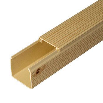 Кабель-канал сосна 2-й замок в п/э 25х25 мм (32 м/уп) Промрукав