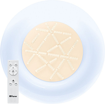 Светодиодный управляемый светильник накладной Feron AL5600 тарелка 80W 3000К-6500K