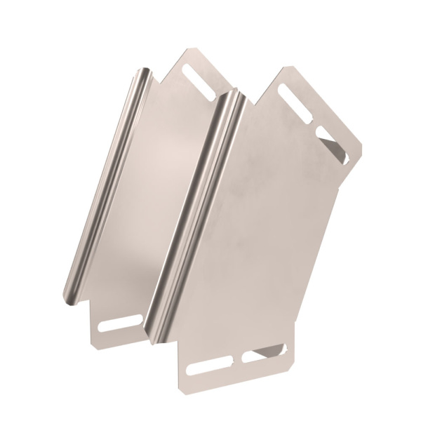 Угол вертикальный внешний 45 градусов Стандарт INOX (AISI 409) 100х100 Промрукав