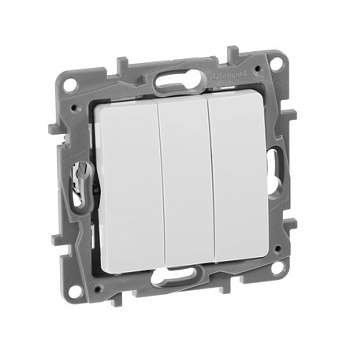 Etika Механизм выключателя СУ 3 кл. 10А белый IP20 Legrand