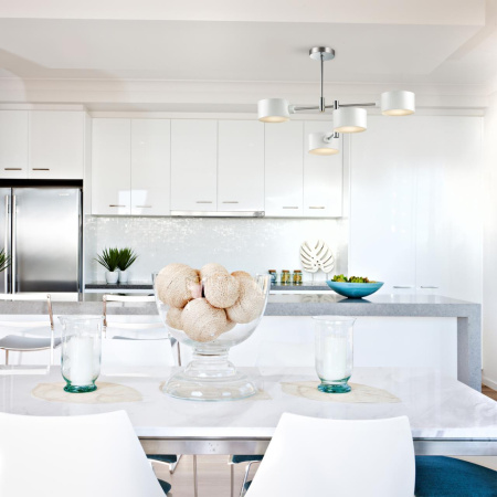 Люстра потолочная E14 4*60W 220V ASHLEY хром LUMION